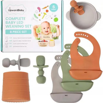 Sada nádobí Nádobí pro děti Talíře Lžíce a hrneček pro batole 8 kusů /R