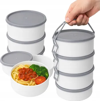 Jídlonosič Jídelní Miska Plastová Lunchbox Nádoba 1,5L + 3x 1,2L