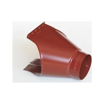 okap OKAPY Žlabový kotlík 330mm/svod 120mm tmavě červený