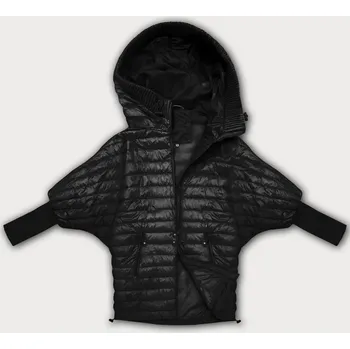 Dámská bunda Černá dámská netopýří bunda Minority (P3-6913-1) odstíny černé XXL (44)