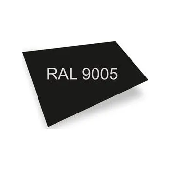 plechová krytina SATJAM tabulový plech PMH 0,50mm 1,25x2m černý