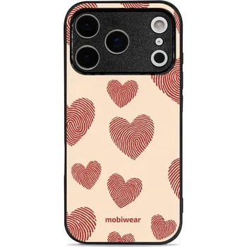 Pouzdro na mobilní telefon Lesklý kryt Mobiwear Glossy - Apple iPhone 17 Pro - GP93G Otisk srdce (Prémiové lesklé pouzdro, obal, kryt Mobiwear Glossy na mobil Apple iPhone 17 Pro - GP93G Otisk srdce, materiál Plast + TPU silikon - krytí po všech stranách, neošoupatelný potisk, tenk