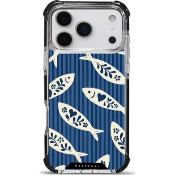 Pouzdro na mobilní telefon Odolný obal Mobiwear MagSafe Elite Bumper - Apple iPhone 17 Pro Max - DP89D Rybky (Odolný kryt, pouzdro, obal Mobiwear Elite Bumper na mobil Apple iPhone 17 Pro Max - DP89D Rybky, materiál Plast + TPU silikon + kov - zesílená ochrana telefonu, podpora)