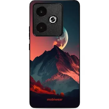 Pouzdro na mobilní telefon Lesklý kryt Mobiwear Glossy - Realme GT 7T - G007G Hora s měsícem (Prémiové lesklé pouzdro, obal, kryt Mobiwear Glossy na mobil Realme GT 7T - G007G Hora s měsícem, materiál Plast + TPU silikon - krytí po všech stranách, neošoupatelný potisk, tenké)