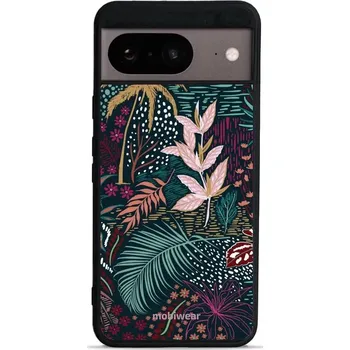 Pouzdro na mobilní telefon Lesklý kryt Mobiwear Glossy - Google Pixel 8 - G043G - Temná flóra (Prémiové lesklé pouzdro, obal, kryt Mobiwear Glossy na mobil Google Pixel 8 - G043G - Temná flóra, materiál Plast + TPU silikon - krytí po všech stranách, neošoupatelný potisk, tenké)