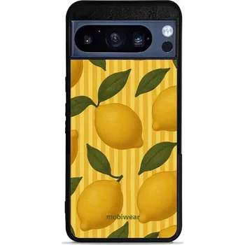 Pouzdro na mobilní telefon Lesklý kryt Mobiwear Glossy - Google Pixel 8 Pro - GP81G Citrony (Prémiové lesklé pouzdro, obal, kryt Mobiwear Glossy na mobil Google Pixel 8 Pro - GP81G Citrony, materiál Plast + TPU silikon - krytí po všech stranách, neošoupatelný potisk, tenké proveden