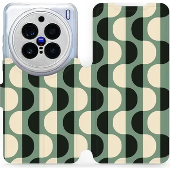 Pouzdro na mobilní telefon Flipové pouzdro Mobiwear - Vivo X200 Pro - VA56S Magické vlnky (Knížkové flip pouzdro, obal, kryt na mobil Vivo X200 Pro - VA56S Magické vlnky, materiál Umělá kůže + TPU - ochrana 360°, stojánek, silikonová vanička, magnetické zavírání)