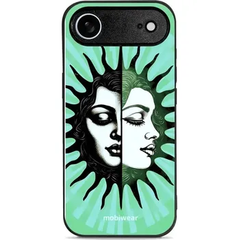 Pouzdro na mobilní telefon Lesklý kryt Mobiwear Glossy - Apple iPhone Air - G058G Dvě tváře slunce (Prémiové lesklé pouzdro, obal, kryt Mobiwear Glossy na mobil Apple iPhone Air - G058G Dvě tváře slunce, materiál Plast + TPU silikon - krytí po všech stranách, neošoupatelný potisk,)
