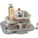 2Kids Toys Dřevěná garáž s cestou