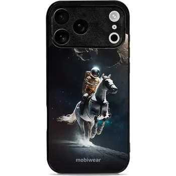 Pouzdro na mobilní telefon Lesklý kryt Mobiwear Glossy - Apple iPhone 17 Pro Max - G004G Astronaut na koni (Prémiové lesklé pouzdro, obal, kryt Mobiwear Glossy na mobil Apple iPhone 17 Pro Max - G004G Astronaut na koni, materiál Plast + TPU silikon - krytí po všech stranách,)