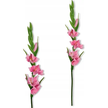 umělá květina Růžový mečík větvička z pěny 55 cm Umělé květy z pěny JAKO ŽIVÉ