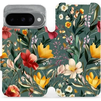 Pouzdro na mobilní telefon Flipové pouzdro Mobiwear - Google Pixel 10 - VP71S Na zelené louce (Knížkové flip pouzdro, obal, kryt na mobil Google Pixel 10 - VP71S Na zelené louce, materiál Umělá kůže + TPU - ochrana 360°, stojánek, silikonová vanička, magnetické zavírání)