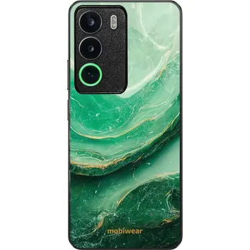 Pouzdro na mobilní telefon Lesklý kryt Mobiwear Glossy - Realme C71 - G023G - Zelený mramor (Prémiové lesklé pouzdro, obal, kryt Mobiwear Glossy na mobil Realme C71 - G023G - Zelený mramor, materiál Plast + TPU silikon - krytí po všech stranách, neošoupatelný potisk, tenké proveden