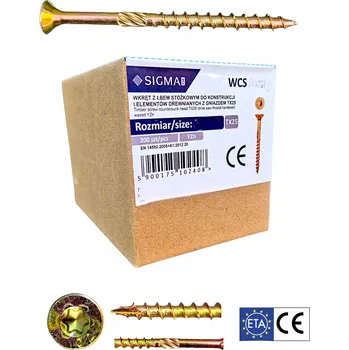 Vrták Vruty do dřeva SIGMA-FIX 5 x 70 mm 200 ks