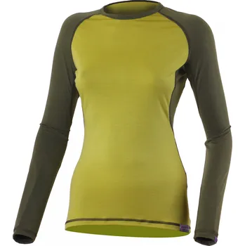DITA dámské merino triko - Zelenožlutá 6463 / M / Zelenožlutá