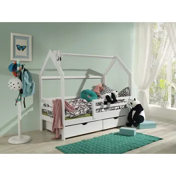 Dětská postel Dětská postel LILI domeček 80x160 Bílá