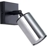 Nástěnné svítidlo Winx, 1x chromové kovové stínítko, (možnost polohování)