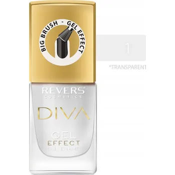 Lak na nehty Revers Bezbarvý lak na nehty Gel Effect Diva
