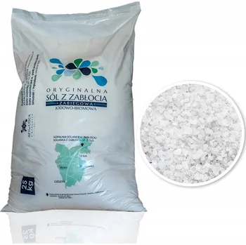 Koupelová sůl SŮL Z ZABŁOCIA PRO PROCEDURY 25KG inhalace JODO-BROMOVÁ přírodní KOUPEL