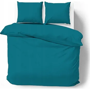 Povlečení POVLEČENÍ BAVLNĚNÉ 220x200 a 70x80 Tyrkysové