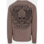 PitBull West Coast Pánska mikina BITE ME - burgury M