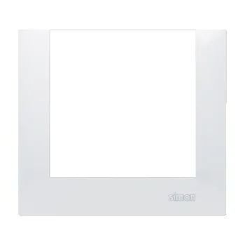 Elektrická zásuvka Rámeček 1 násobný, pro krabice do sádrokartonu, Simon 54, barva bílá