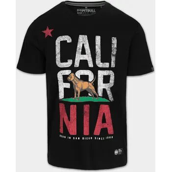 Pánské tričko PitBull West Coast Triko CALIFORNIA - černé XXL