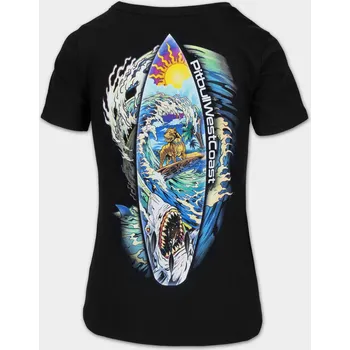 Dámské tričko PitBull West Coast Dámské triko CAMINO- černé L