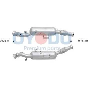 Filtr pevných částic Filtr sazových částic, výfukový systém OYODO 20N0137-OYO