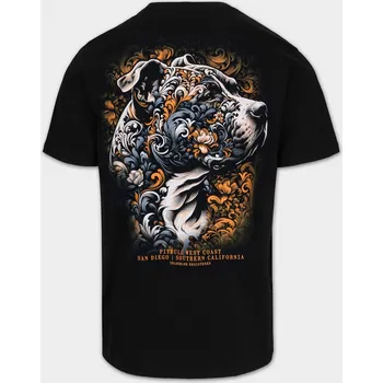 Pánská móda PitBull West Coast Triko TATTOO - černé XXXL