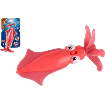 Sépie na natažení pro potápění plast 15cm na kartě 11x20cm