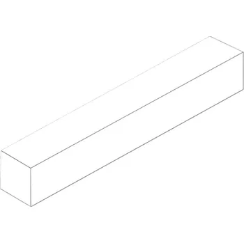 Zahradní obrubník Palisáda Ferobet Quadra 100, 15 x 15 x 100 cm, Přírodní