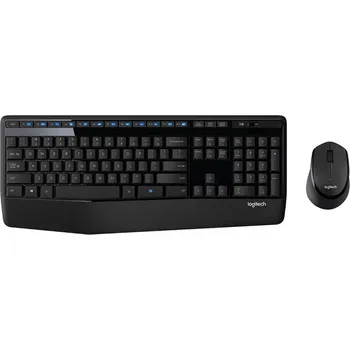 Logitech set klávesnice s myší MK345 bezdrátový 2,4Ghz USB přijímač CZ + SK černá 920-008351