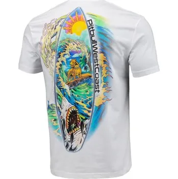 Pánské tričko Triko PitBull West Coast CAMINO - bílé L