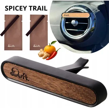 Vůně do auta Vůně do auta DUFT – kovový difuzér do mřížky ventilace + 2 náhradní náplně