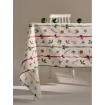 Sinsay - Ubrus s vánočním vzorem - béžová - 685GS-02P - 685GS-02P-ONE