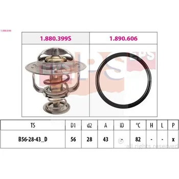 Těsnění motoru Termostat, chladivo EPS 1.880.848