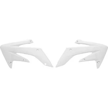 RACETECH kryt chladiče HONDA CRF 250R 04-09, CRF 250X 04-19, barva bílá (CVCRFBN0004) (HO0