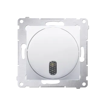 Elektrická zásuvka Zvonek elektronický (přístroj s krytem), 230 V~, Simon 54, barva bílá