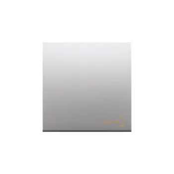 Elektrická zásuvka Kryt s piktogramem "klíč" pro 1 násobné spínače, Simon 54, barva stříbrná metalizovaná