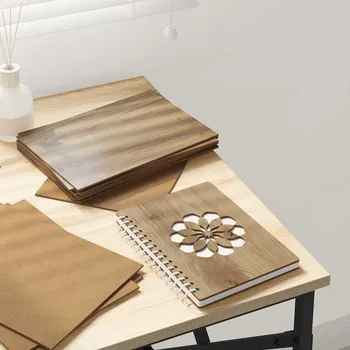 Vánoční dekorace vidaXL Dekorační panely 12 pcs Artisanový dub 15 x 21 x 0.27 cm