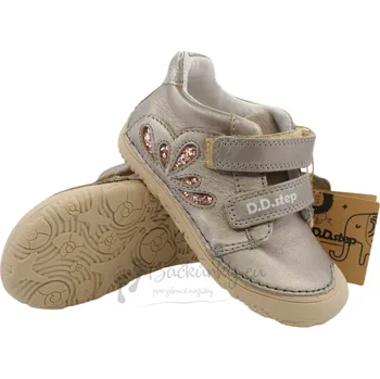 Chlapecké polobotky Dětské celoroční barefoot boty D.D.Step S073-52355A Bronze - vel. 29