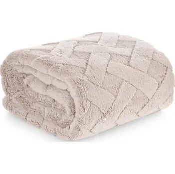 Přehoz na lůžko Deka D91 CARO béžová