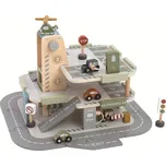 2Kids Toys Dřevěná garáž s cestou