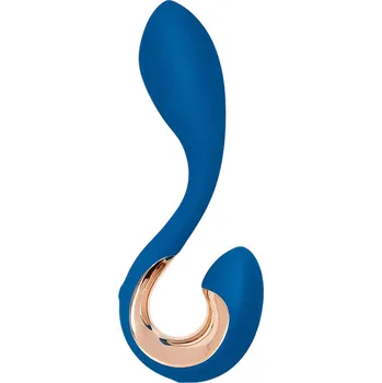 Vibrátor G-Vibe G-Pop 2 - akumulátorový, vodotěsný G/P bodový vibrátor (modrý)