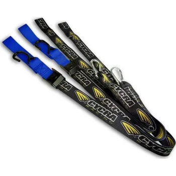 CYCRA pásy pro uchycení motorky pro transport (TIE-DOWN) barva modrá