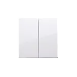 Kryt 2 násobný pro přístroje spínačů a tlačítek, Simon 54, barva bílá