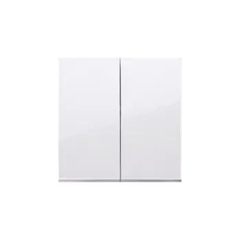 Elektrická zásuvka Kryt 2 násobný pro přístroje spínačů a tlačítek, Simon 54, barva bílá