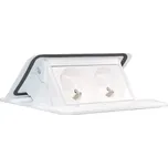 Pop-up blok, 2x zásuvka 230V, bílá lesklá barva, kabel 2m