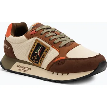 Pánské tenisky Pánské boty Aeronautica Militare 252SC0292UCT03547 multicolor beige/brown